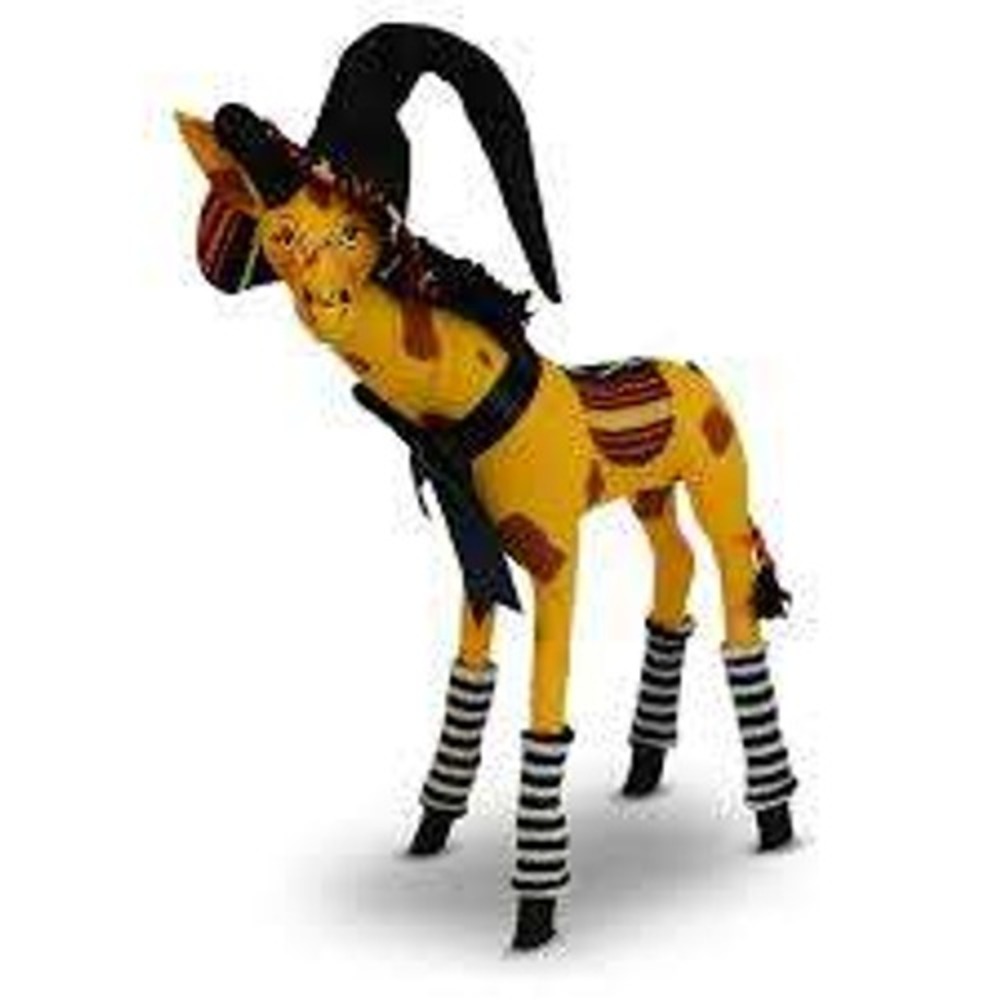 NEW Annalee 12" Giraffe Witch Halloween October Fabric Figurine 2018